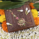 Vriksham South Indian Designer Lakshmi 1 Gram Gold Maang Tikka-G20343